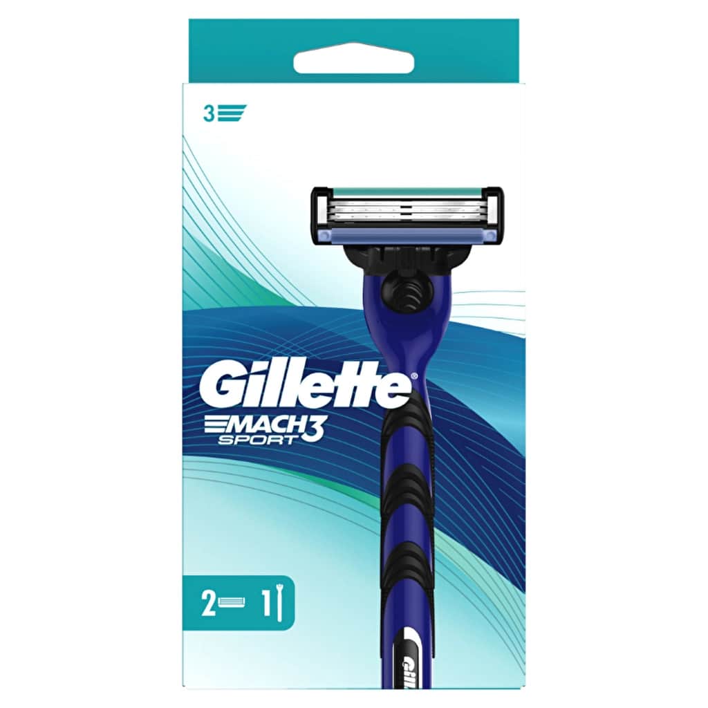 Gillette Mach3 razor + Spare Razor Blade 2-pack - 1