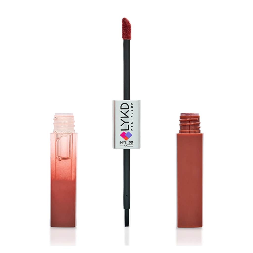 Lykd Double Sided Lipstick & Gloss 394 warm Burgundy - 2