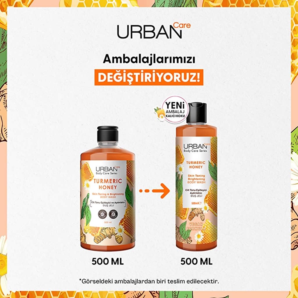 Urban Care Body Care Shower Gel Turmeric Honey 500 ml - 3