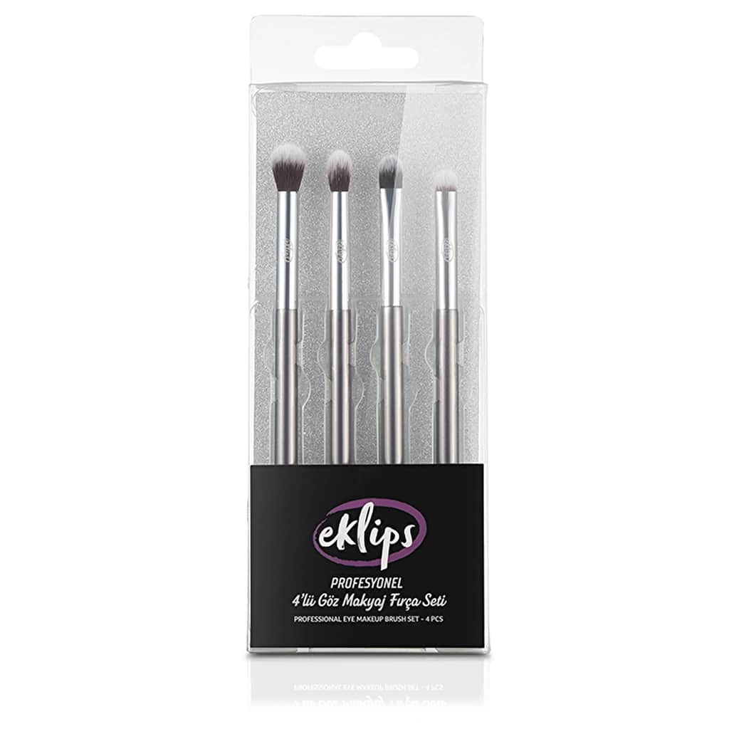Eklips Professional Eye Makeup Brush Set Of 4 - 1