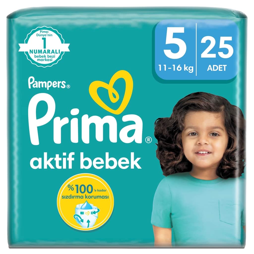 Prima Pampers Active Diaper Size 5 25 pcs - 1