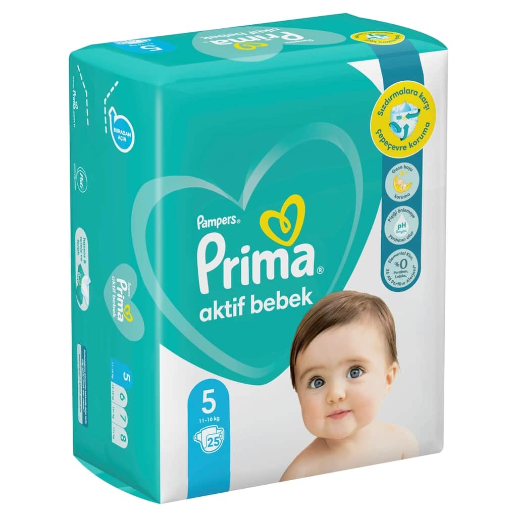 Prima Pampers Active Diaper Size 5 25 pcs - 3