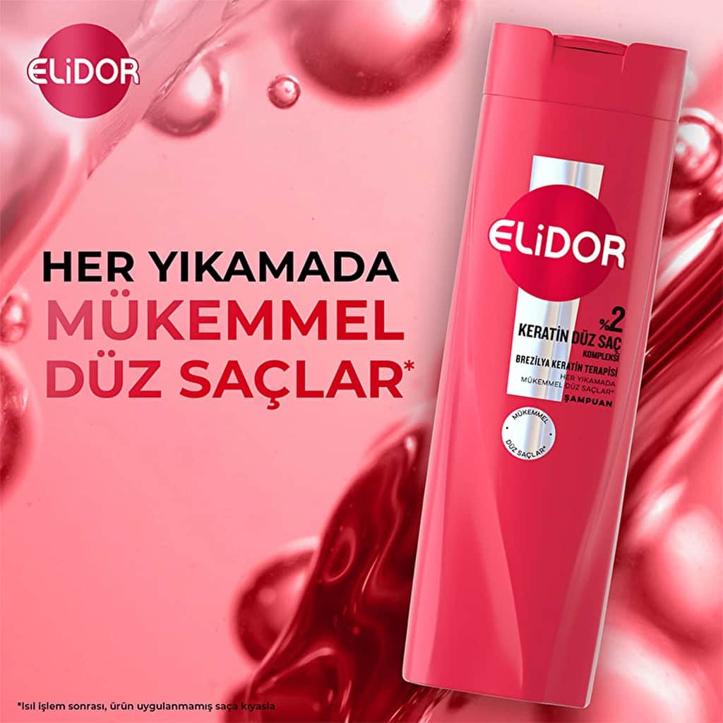 Elidor Hair Care Shampoo Brazilian Keratin Therapy 400 ml - 3