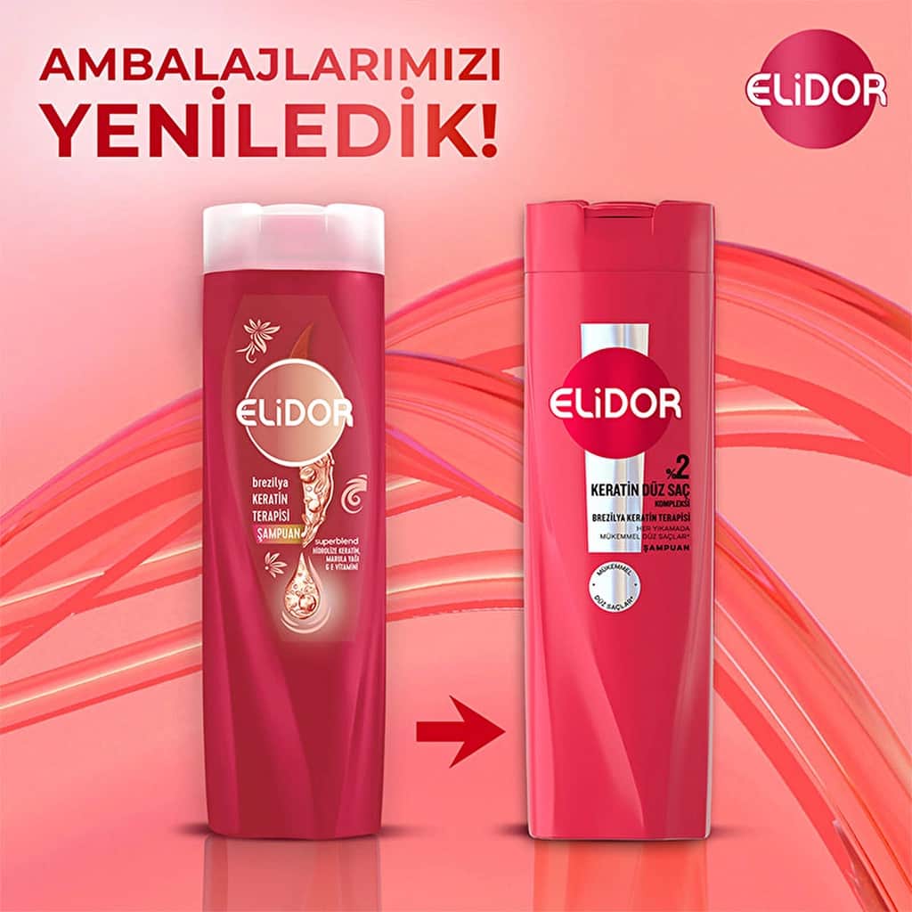 Elidor Hair Care Shampoo Brazilian Keratin Therapy 400 ml - 6