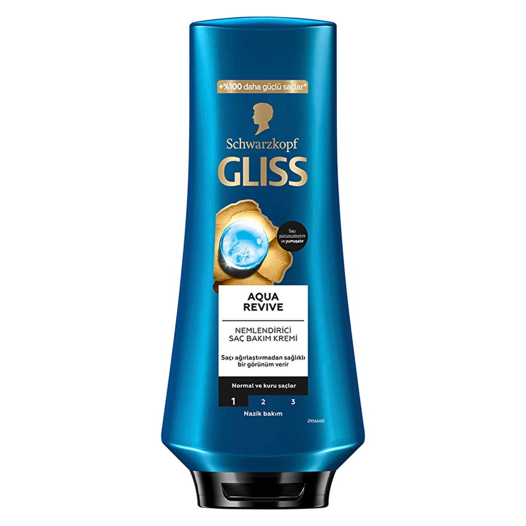 Gliss Aqua Revive Moisturizing Conditioner - With Hyaluron And Seaweed Extract 360 ml - 1