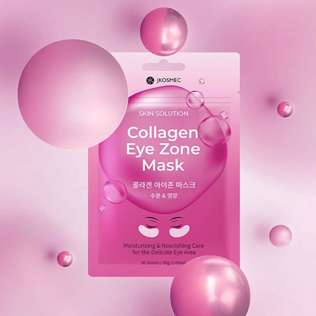 Jkosmec Skin Solution Collagen Eye Area Mask 30 pcs - 3