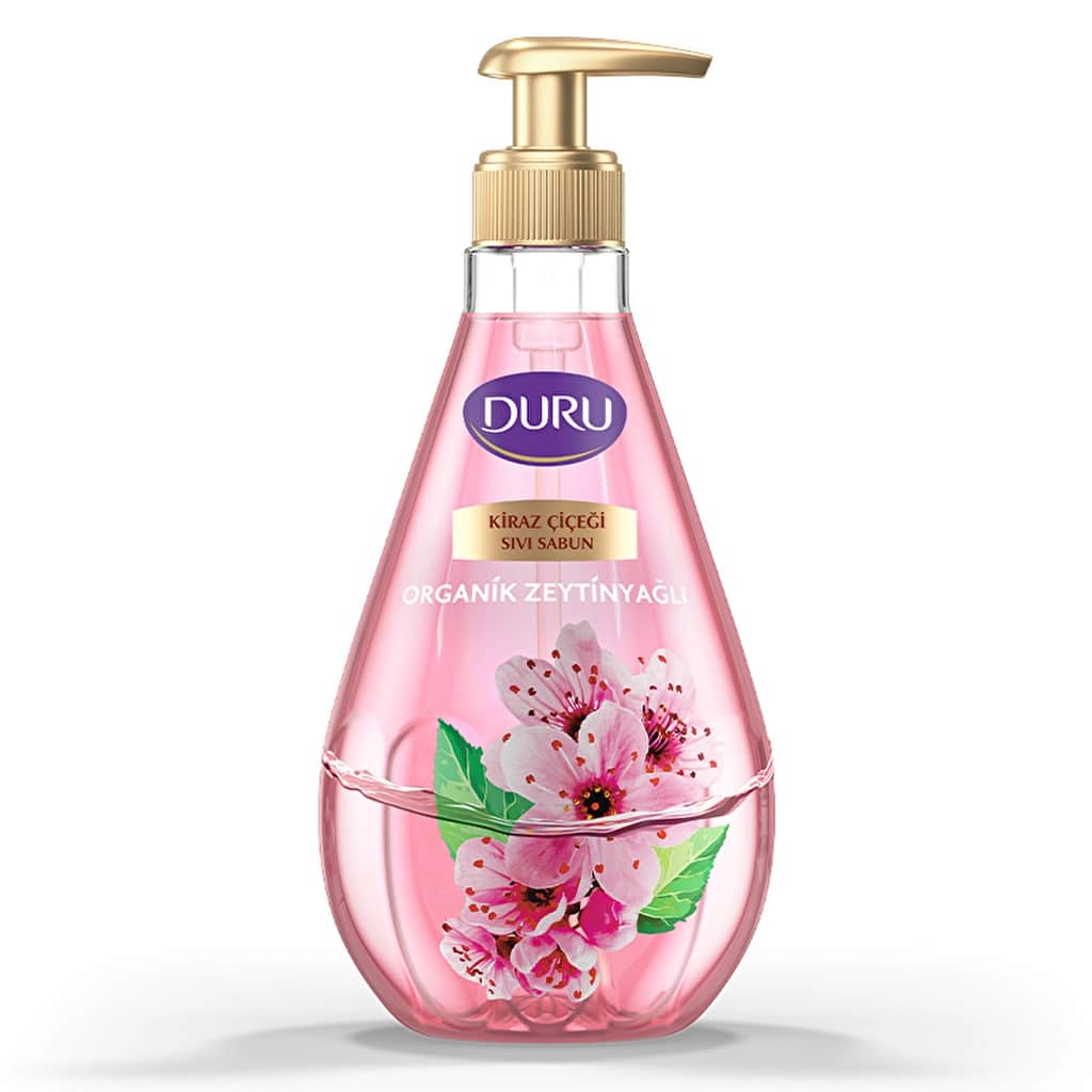 Duru Cherry Blossom Organic Olive Oil Liquid Soap 500 ml - 1
