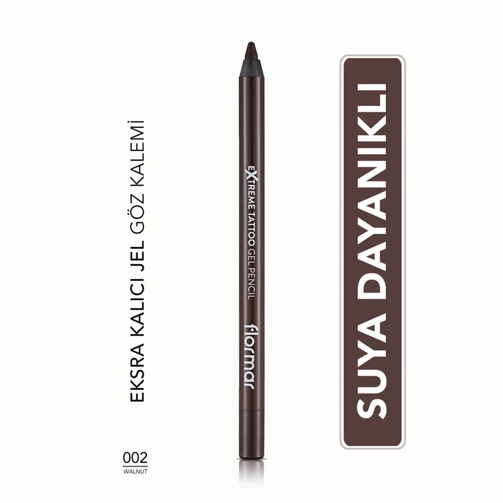 Flormar Extreme Tattoo Extra Permanent Matte Gel Eyeliner 002 walnut - 1