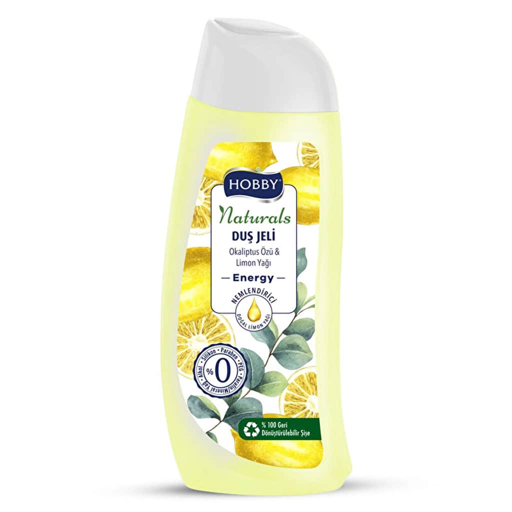 Hobby Naturals Energy Eucalyptus & Lemon Oil Shower Gel 500 ml - 1