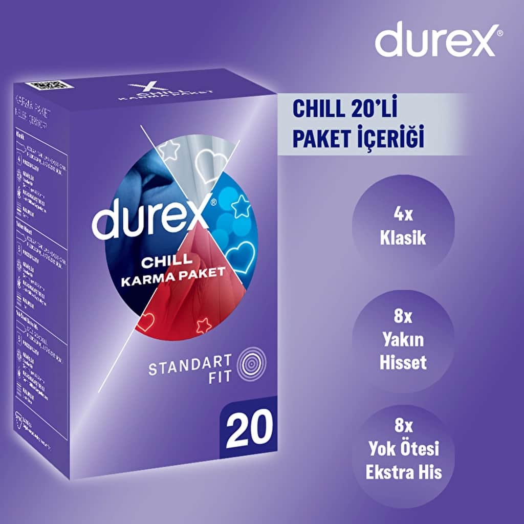 Durex Chill Condoms 20 pack - 5