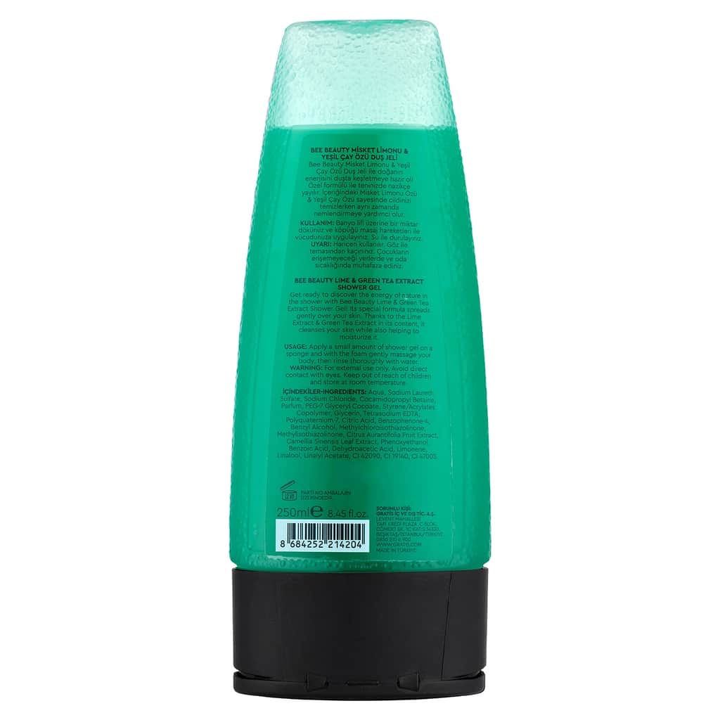 Bee Beauty Green Tea And Lime Shower Gel 250 ml - 2