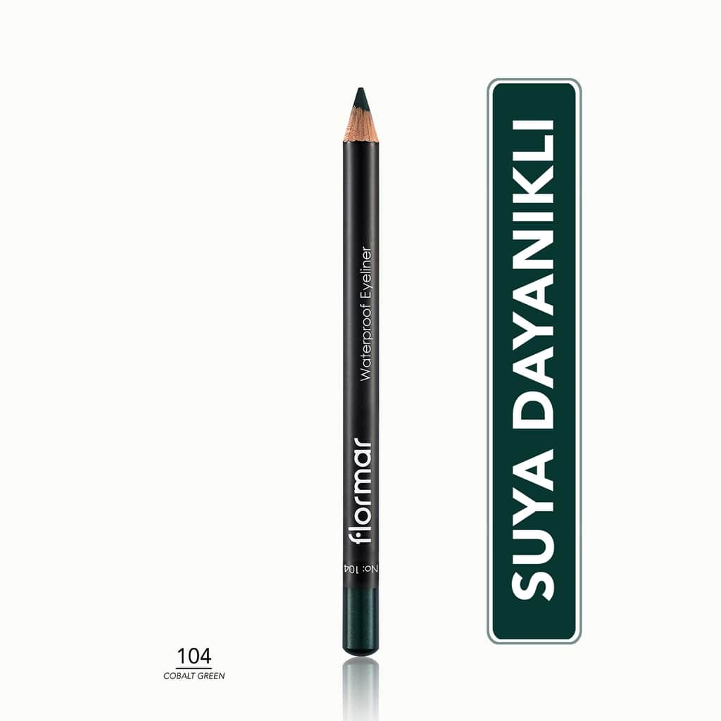 Flormar Waterproof Eyeliner 104 cobalt Green - 1