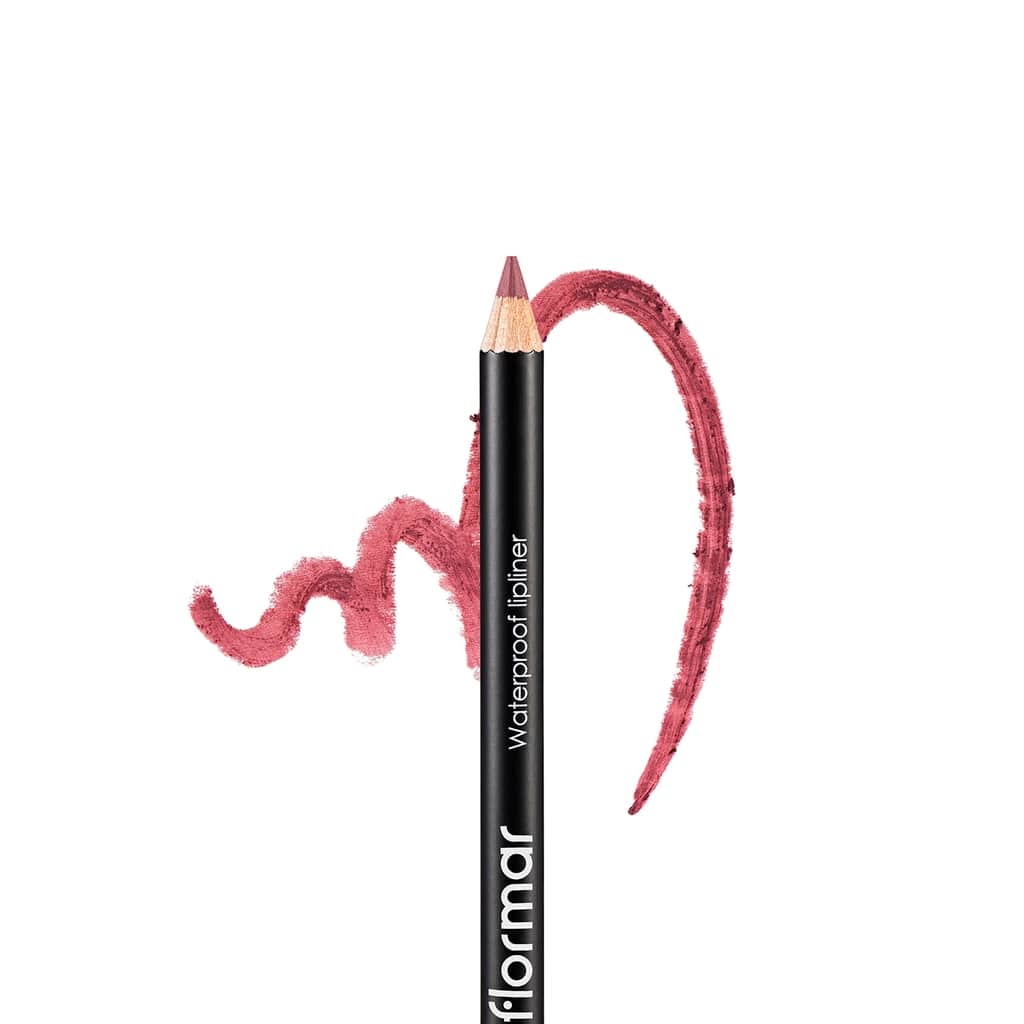 Flormar Waterproof And Intensely Pigmented Matte Lip Pencil 203 subdued Pink - 4