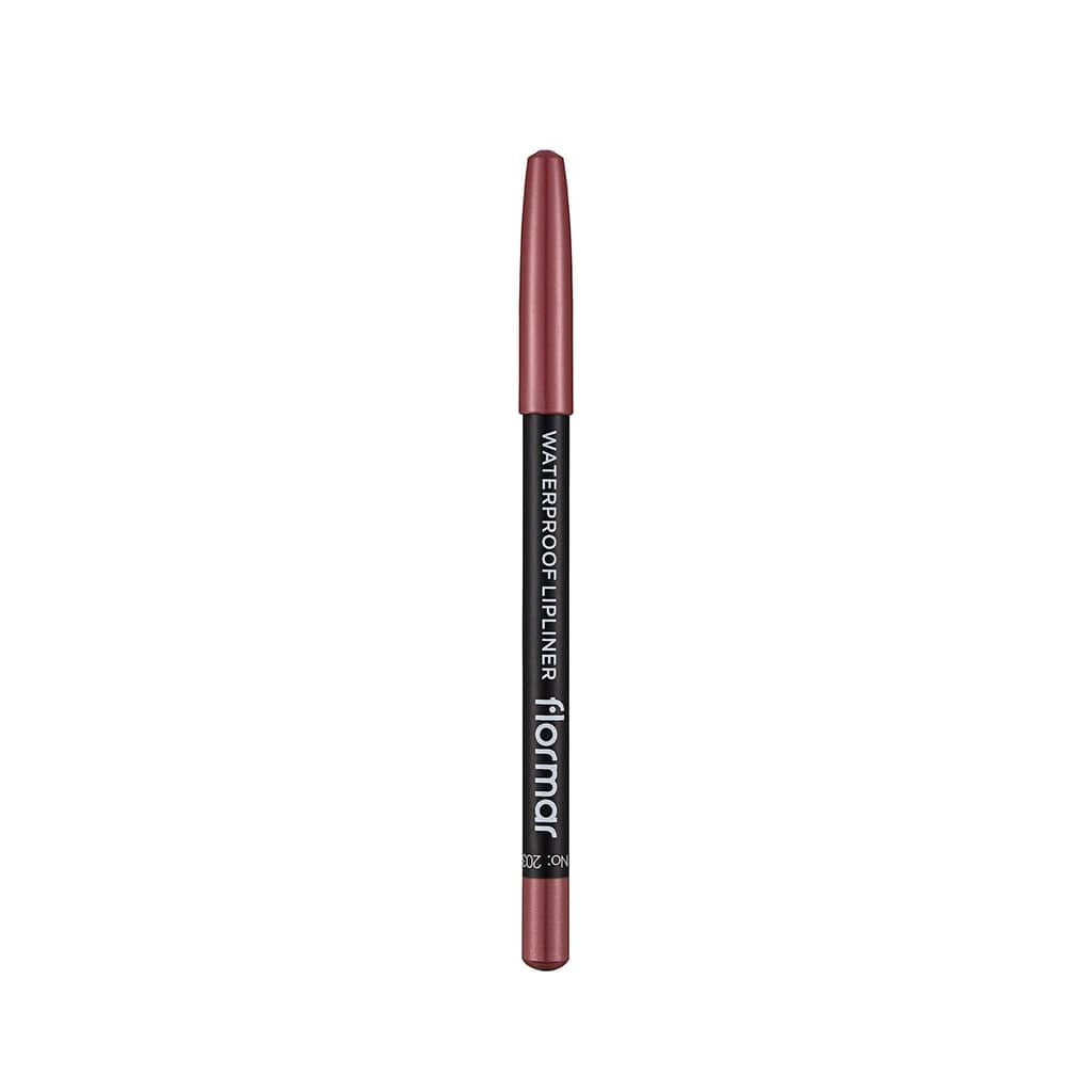 Flormar Waterproof And Intensely Pigmented Matte Lip Pencil 203 subdued Pink - 3