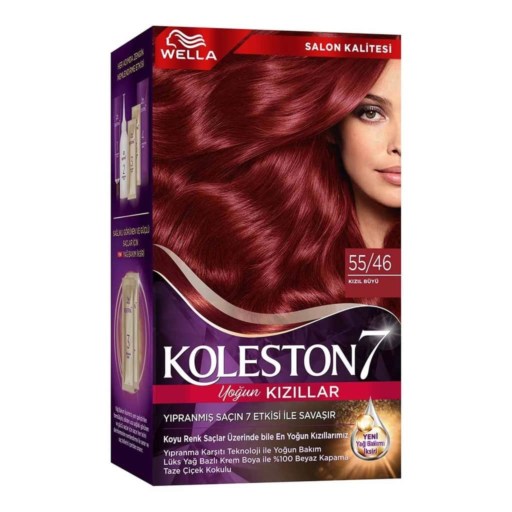 Wella Koleston Supreme Hair Dye 55/46 red Magic - 2