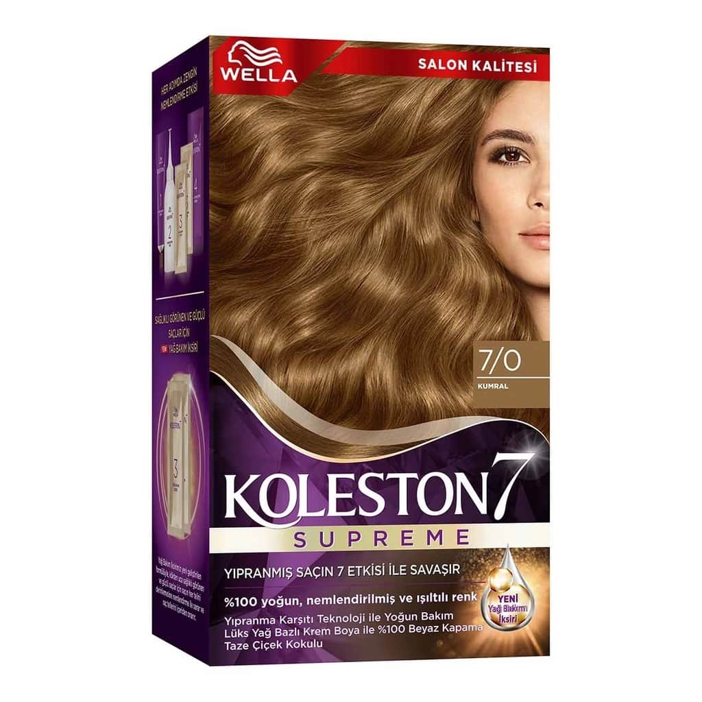Wella Koleston Supreme Hair Dye 7/0 blonde - 2