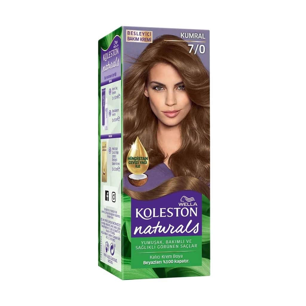 Wella Koleston Naturals Hair Dye 7/0 blonde - 2