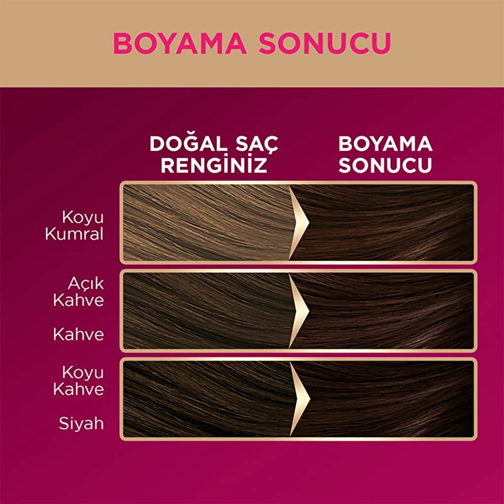 Palette Deluxe Hair Dye 3-65 chocolate Brown - 5