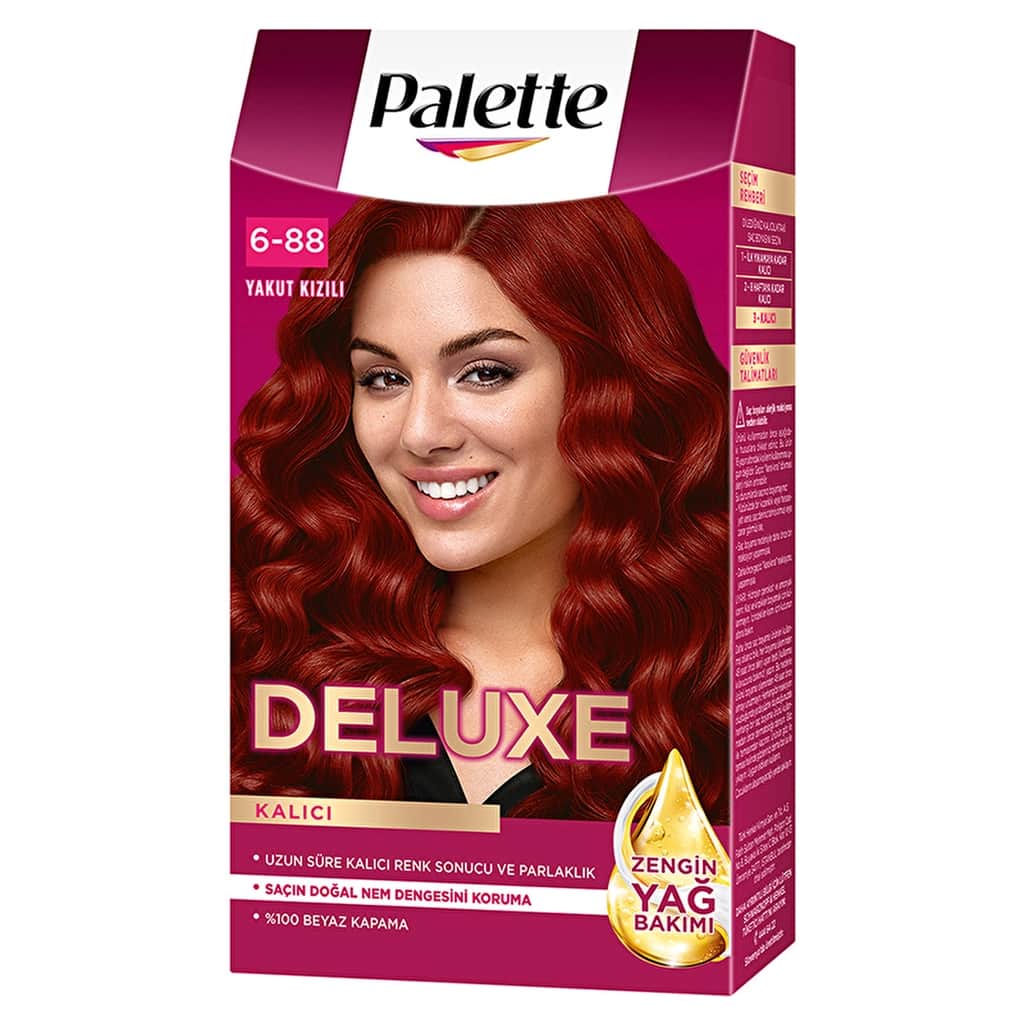 Palette Deluxe Hair Dye 6-888 ruby Red - 2