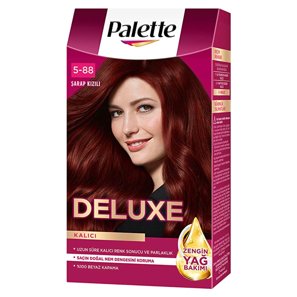 Palette Deluxe Hair Dye 5-889 wine Red - 2