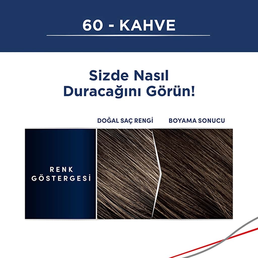 Men Perfect Hair Dye Brown 60 50 ml - 6