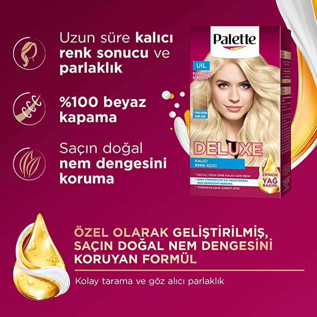 Palette Deluxe Hair Dye Uil Ultra Intensive Lightener - 3