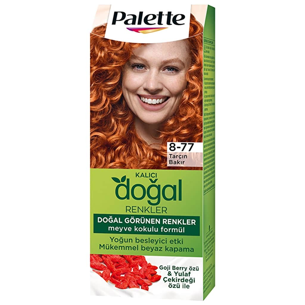Palette Permanent Natural Colors Hair Dye 8-77 cinnamon Copper - 2