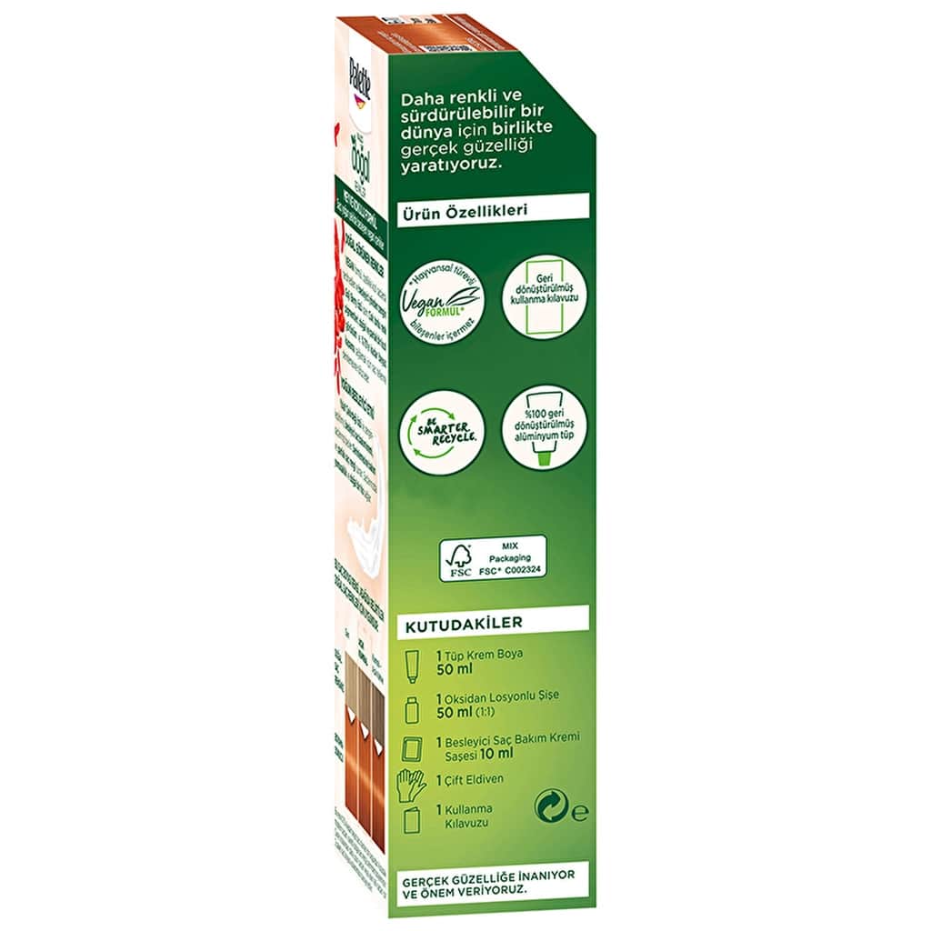Palette Permanent Natural Colors Hair Dye 8-77 cinnamon Copper - 4