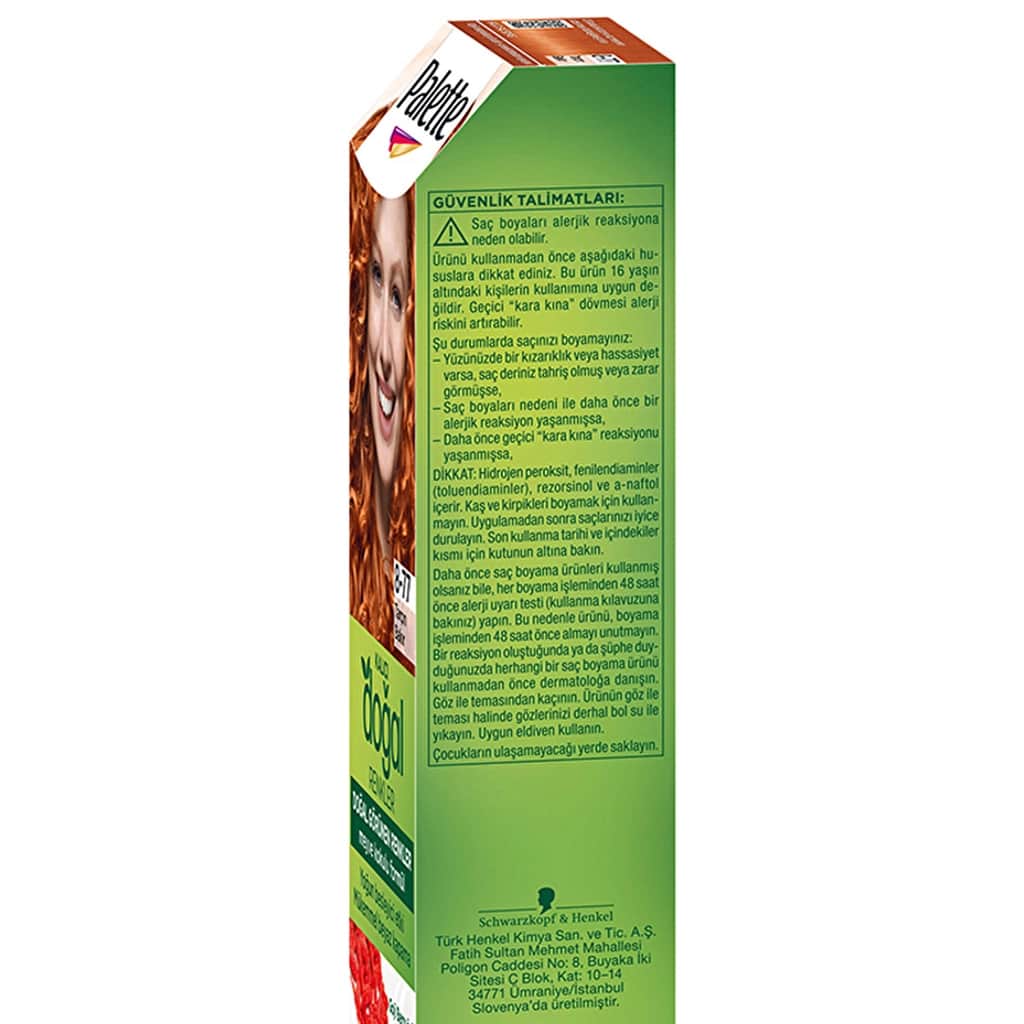 Palette Permanent Natural Colors Hair Dye 8-77 cinnamon Copper - 5