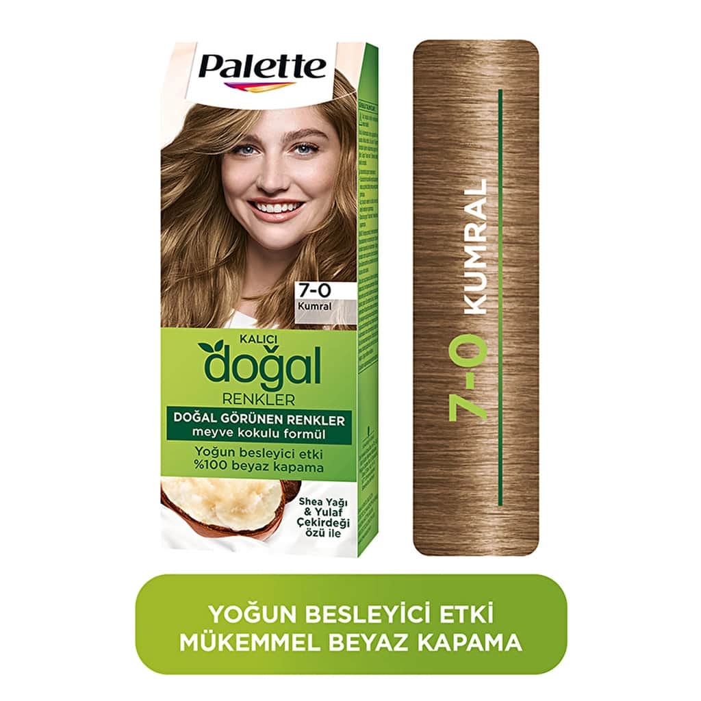 Palette Permanent Natural Colors Hair Dye 7-0 blonde - 1