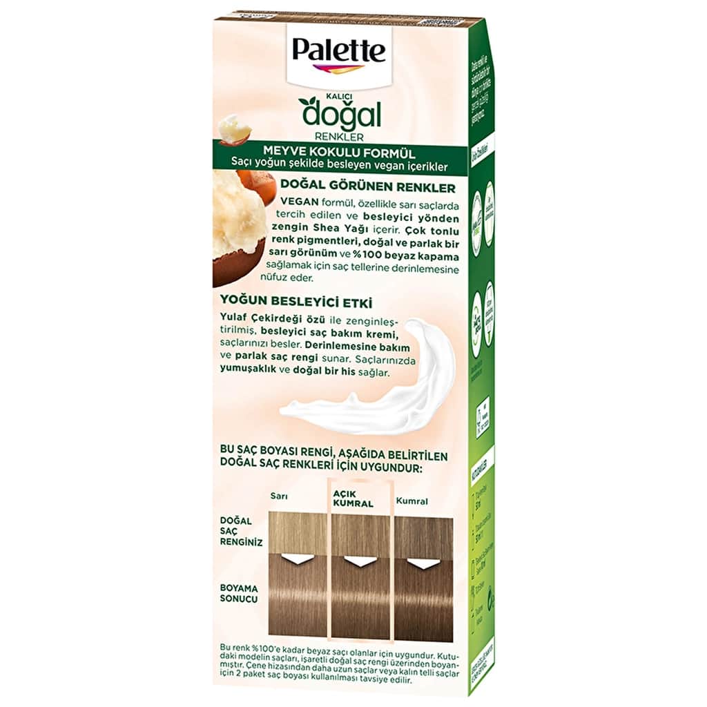 Palette Permanent Natural Colors Hair Dye 7-0 blonde - 3