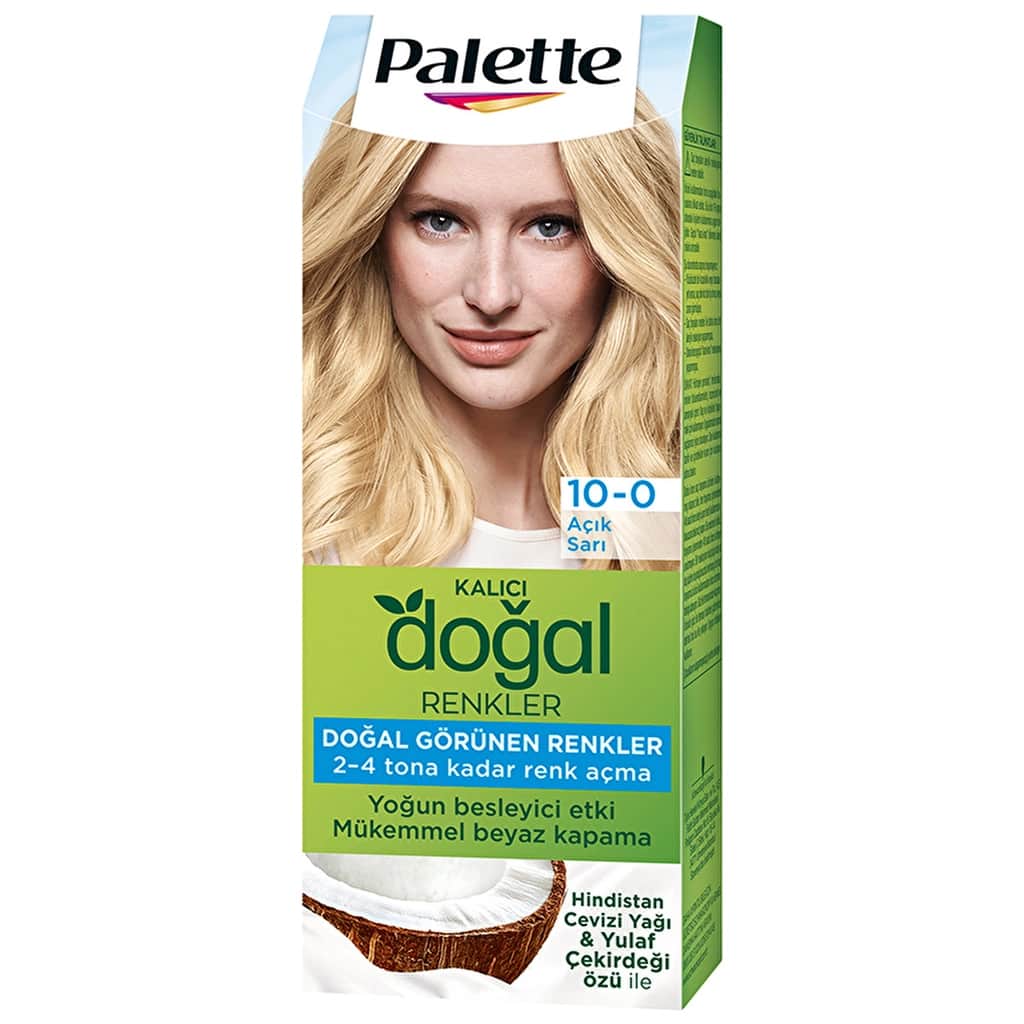 Palette Permanent Natural Colors Hair Dye 10-0 light Blonde - 2