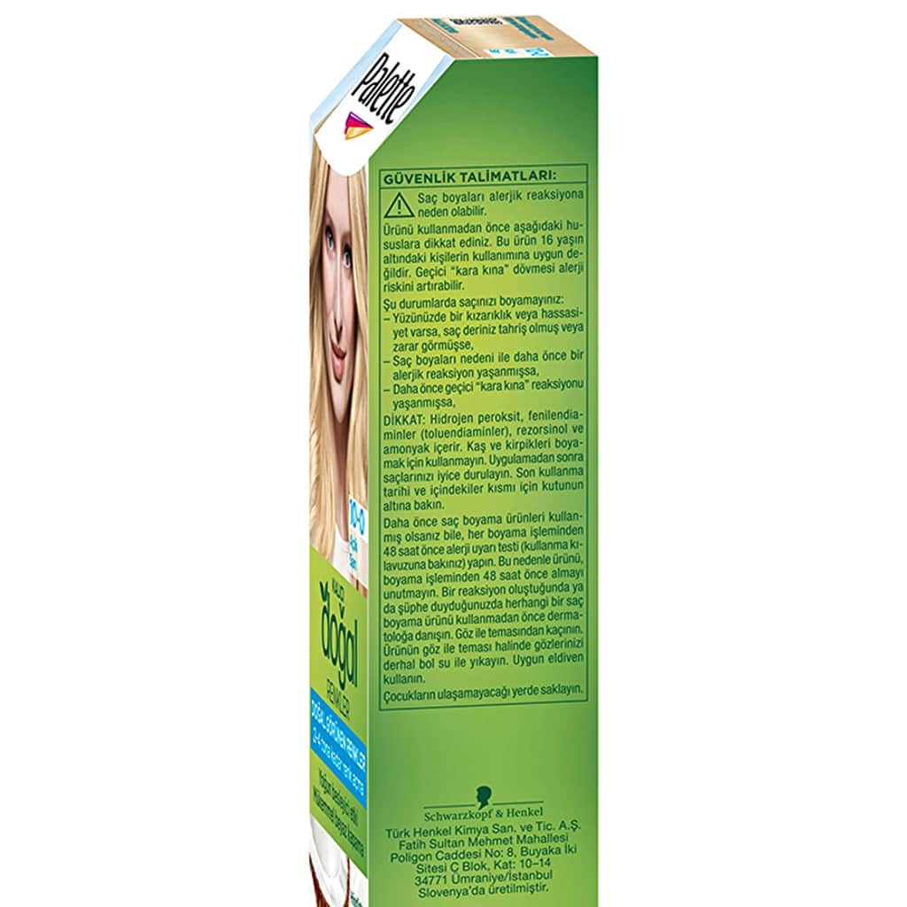 Palette Permanent Natural Colors Hair Dye 10-0 light Blonde - 5