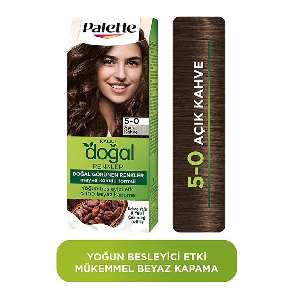 Palette Hair Dye Natural Colors Light Brown 50 ml - 1