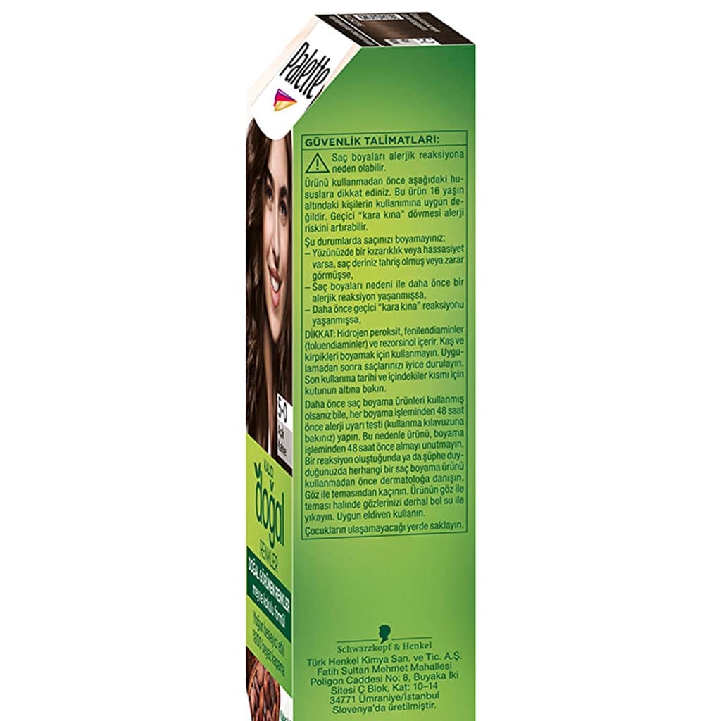 Palette Hair Dye Natural Colors Light Brown 50 ml - 5