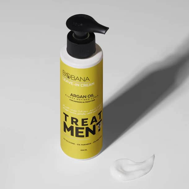 Leave-In Hair Cream with Argan Oil by Bobana 200 ml - 2