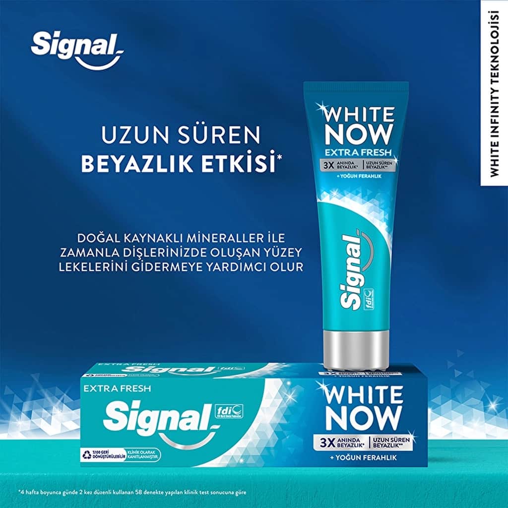 Signal White Now Extra Fresh Toothpaste 75 ml - 4