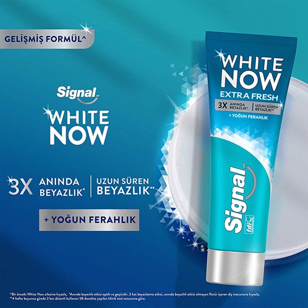 Signal White Now Extra Fresh Toothpaste 75 ml - 3