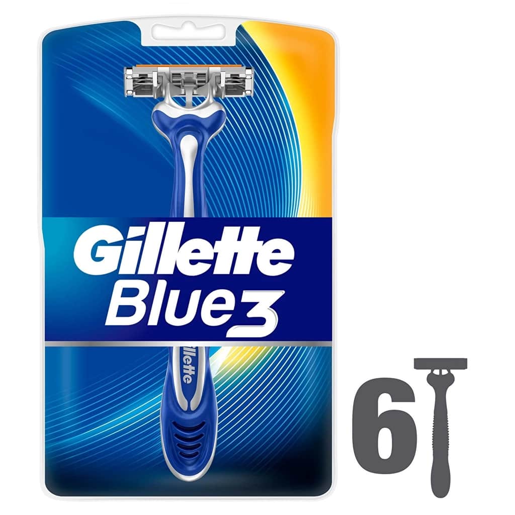 Gillette Blue3 Disposable Razor 6-pack - 2