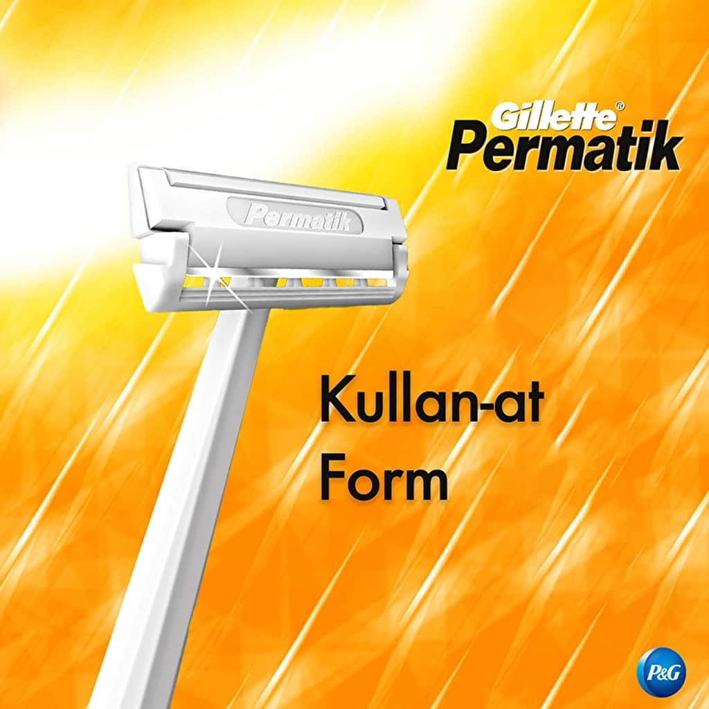 Gillette Permatik 1 disposable Razor 10 pack - 3