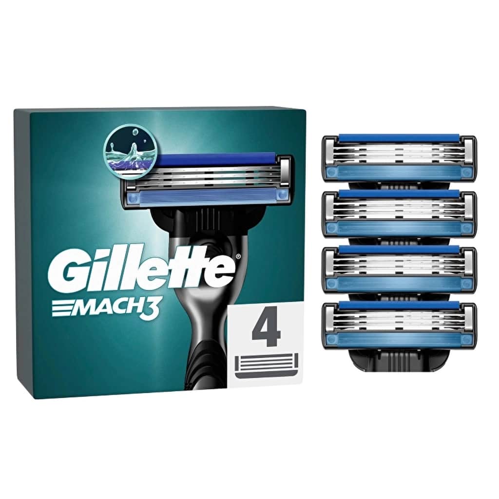 Gillette Mach3 spare Razor Blade 4 pcs - 1