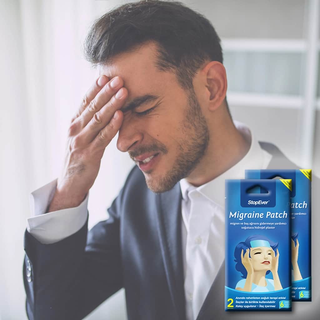 Stopever Migraine Patch Cooling Hydrogel Plaster - 1