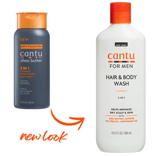 Cantu Shea Butter 3 in 1 shampoo Conditioner Body Wash 400 ml - 2
