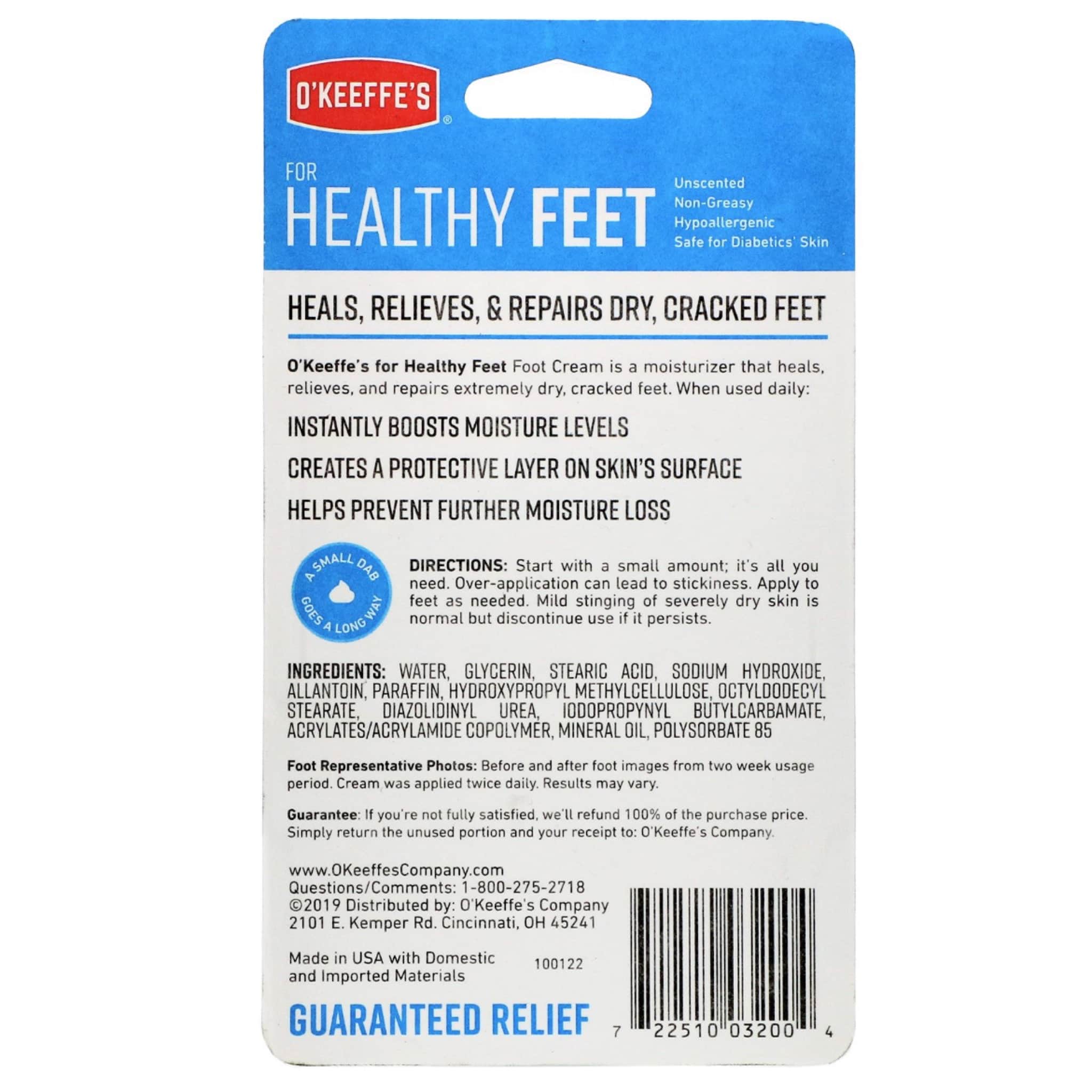O'Keeffe's Foot Cream for Cracked Skin 91g - 5