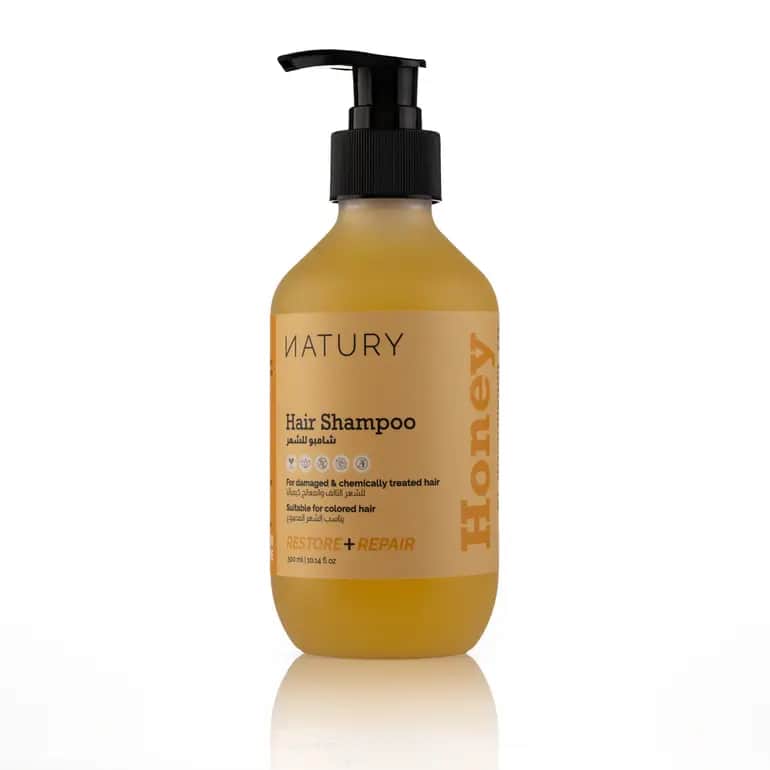 Honey and Keratin Shampoo for Damaged Hair by Naturi 300 ml - 1