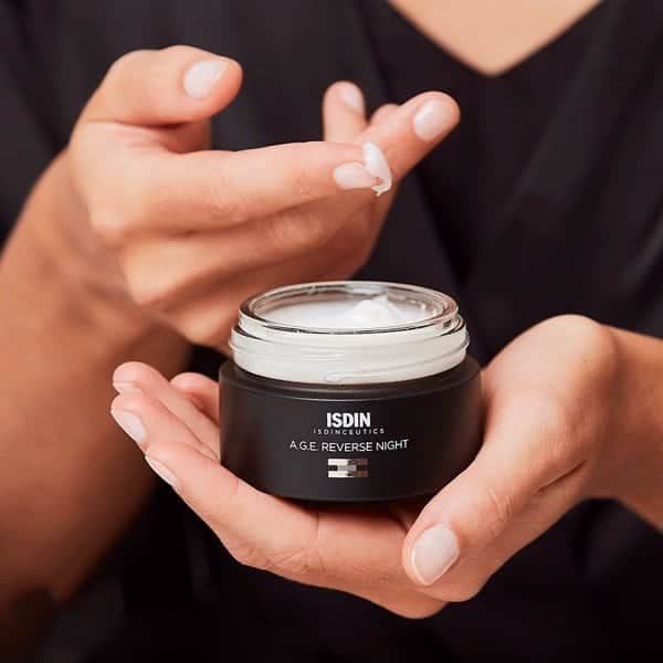 Night Cream for Face with Melatonin, Antioxidant from Isdin - 50g - 5