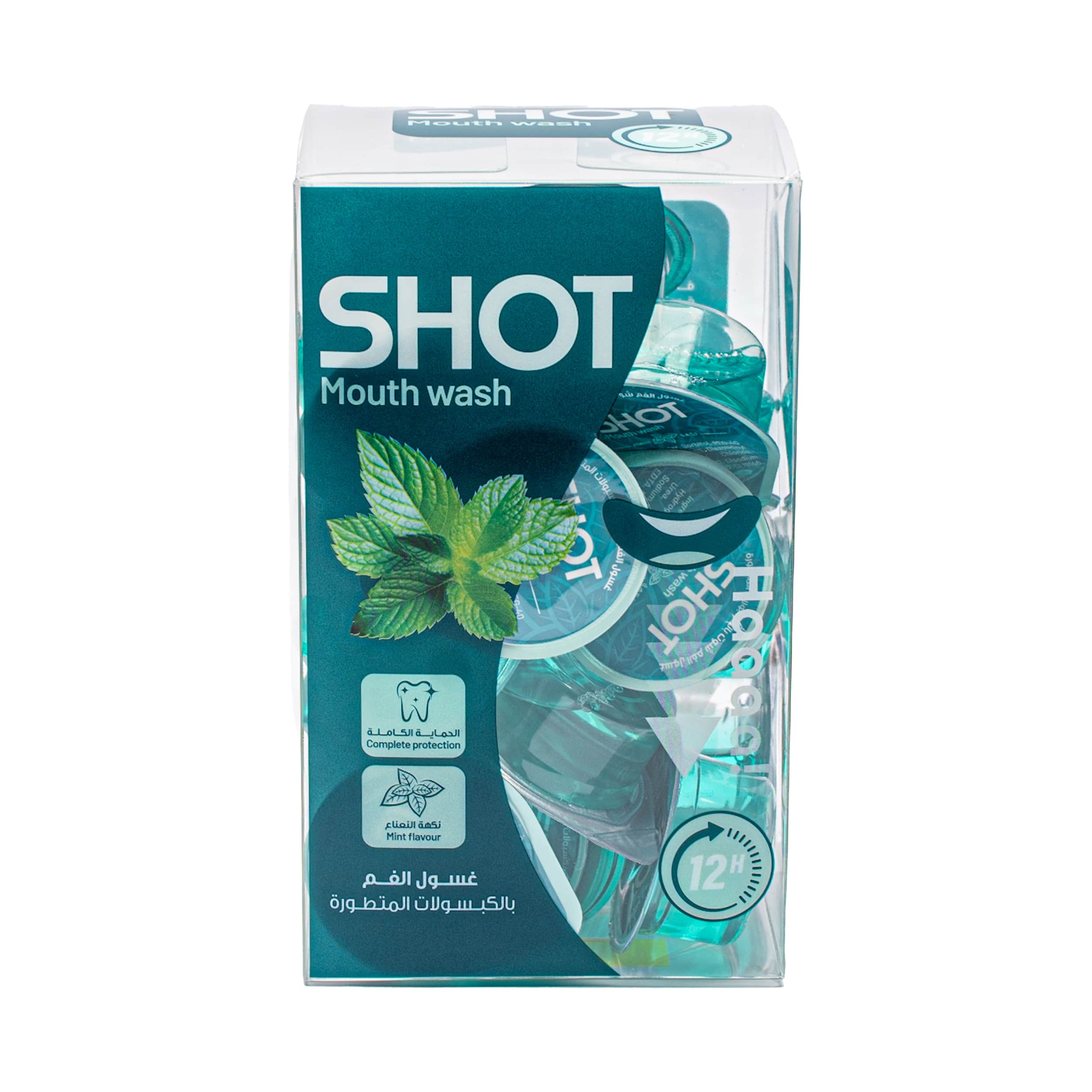 Shot Mouth Wash Mint Flavor 20 pcs 15 ml - 6