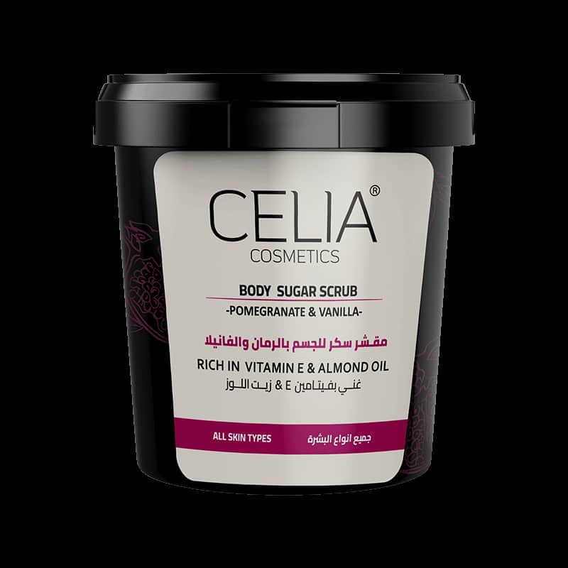 Celia 600g Pomegranate and Vanilla Sugar Scrub - 1