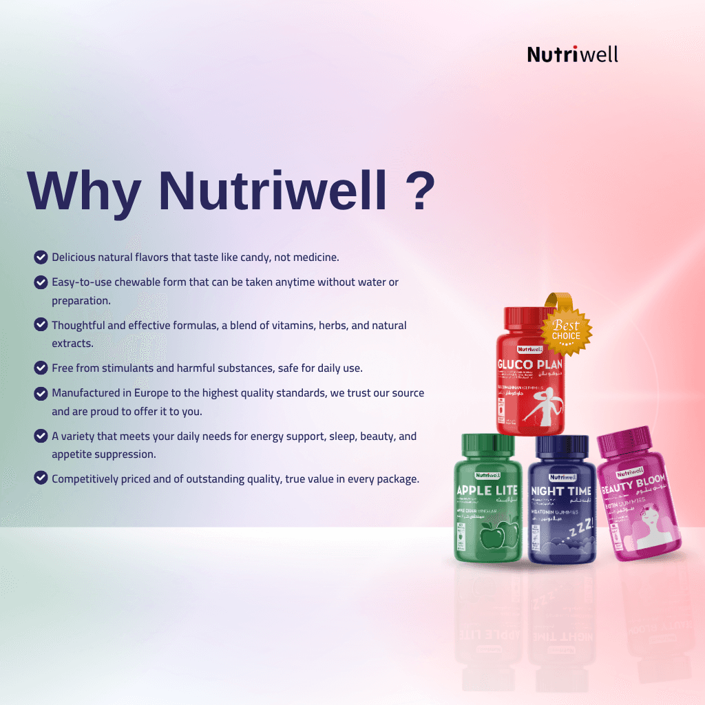 Nutri-Well Biotin Beauty Bloom Dietary Supplement, Berry Flavor, 60 Gummies - 5