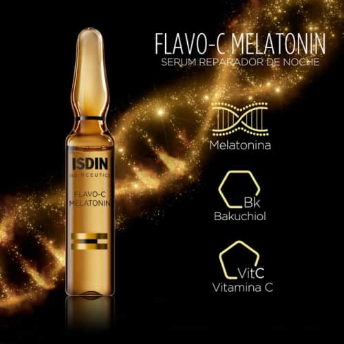 Night Melatonin Repair Serum, 10 Ampoules by Isdin 2 ml - 2